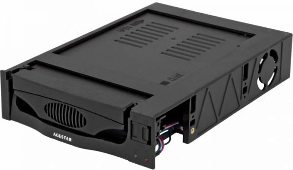 Корпуса и док-станции для жестких дисков Agestar MR3-SATA(S)-1F SATA II пластик черный