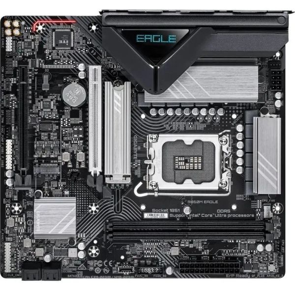 Материнская плата Gigabyte B860M EAGLE Socket-1851, Intel B860, mATX, Ret