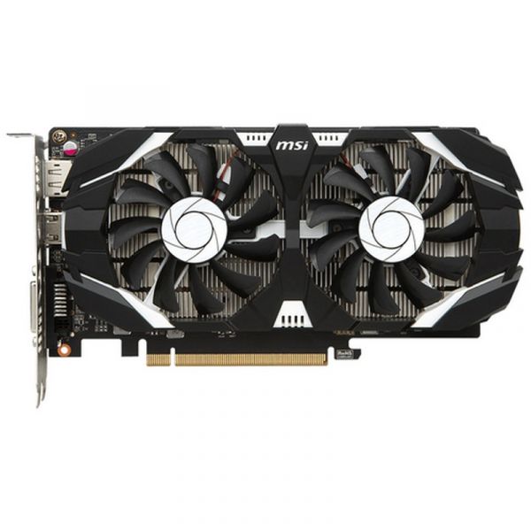 Видеокарта MSI NVIDIA GeForce GTX 1050TI (GTX 1050 Ti 4GT OC) 4 Гб, GDDR5